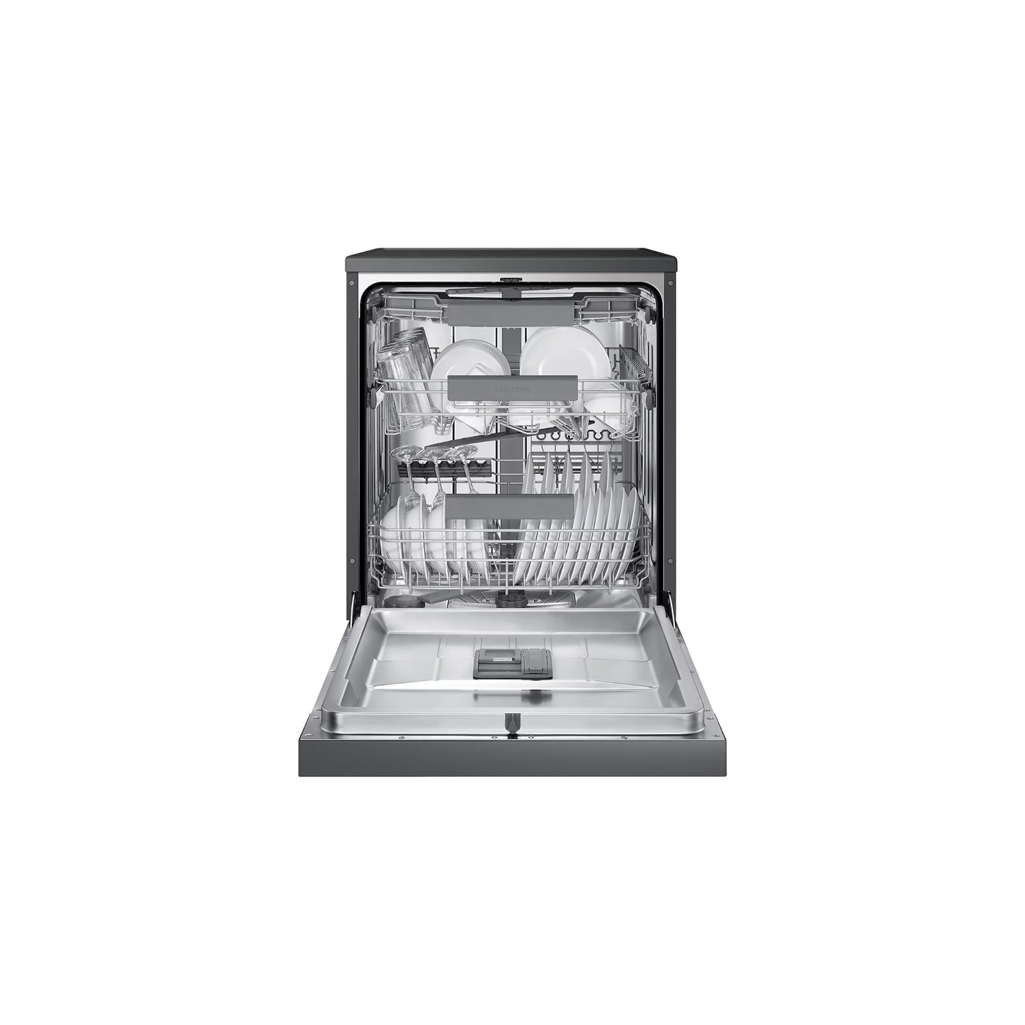 Máy Rửa Chén SAMSUNG DW60CG550FSGSV Độc Lập 14 Bộ Chén Màu Đen